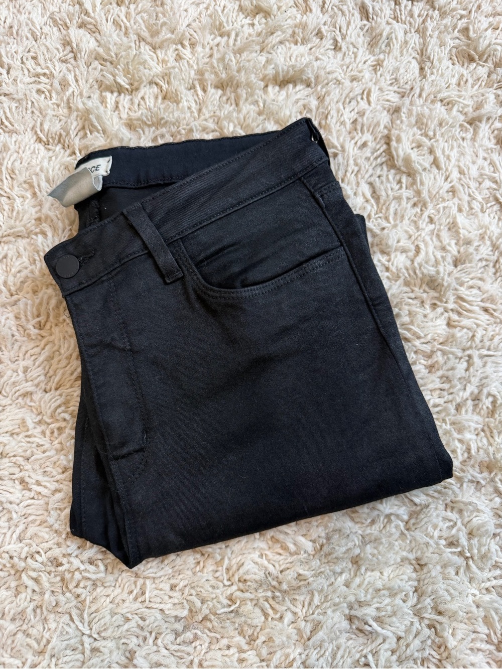 L’AGENCE Margot High Rise Skinny Coated Black